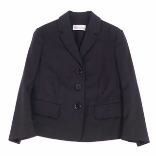 ヴァレンティノ(VALENTINO)のレッドヴァレンティノ RED VALENTINO ジャケット テーラードジャケット シングル リボン アウター レディース 38(S相当) ブラック(テーラードジャケット)