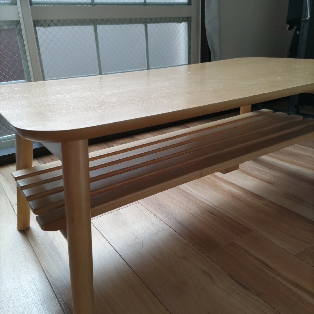折り畳み式木製ローテーブル