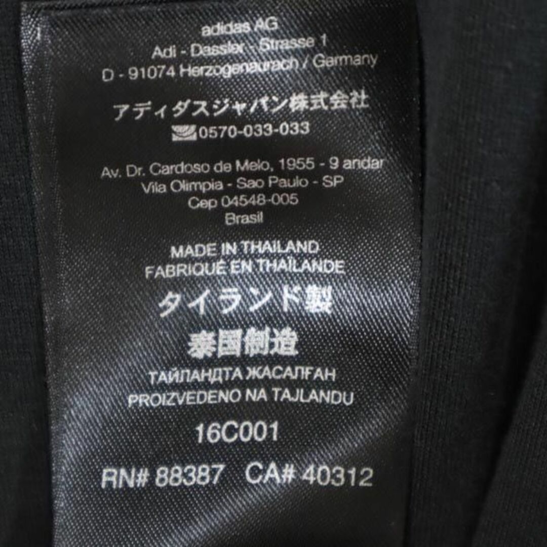 ワイスリー 長袖 Tシャツ M 黒 Y-3 Yohji Yamamoto adidas ロンT メンズ 【中古】 【230829】