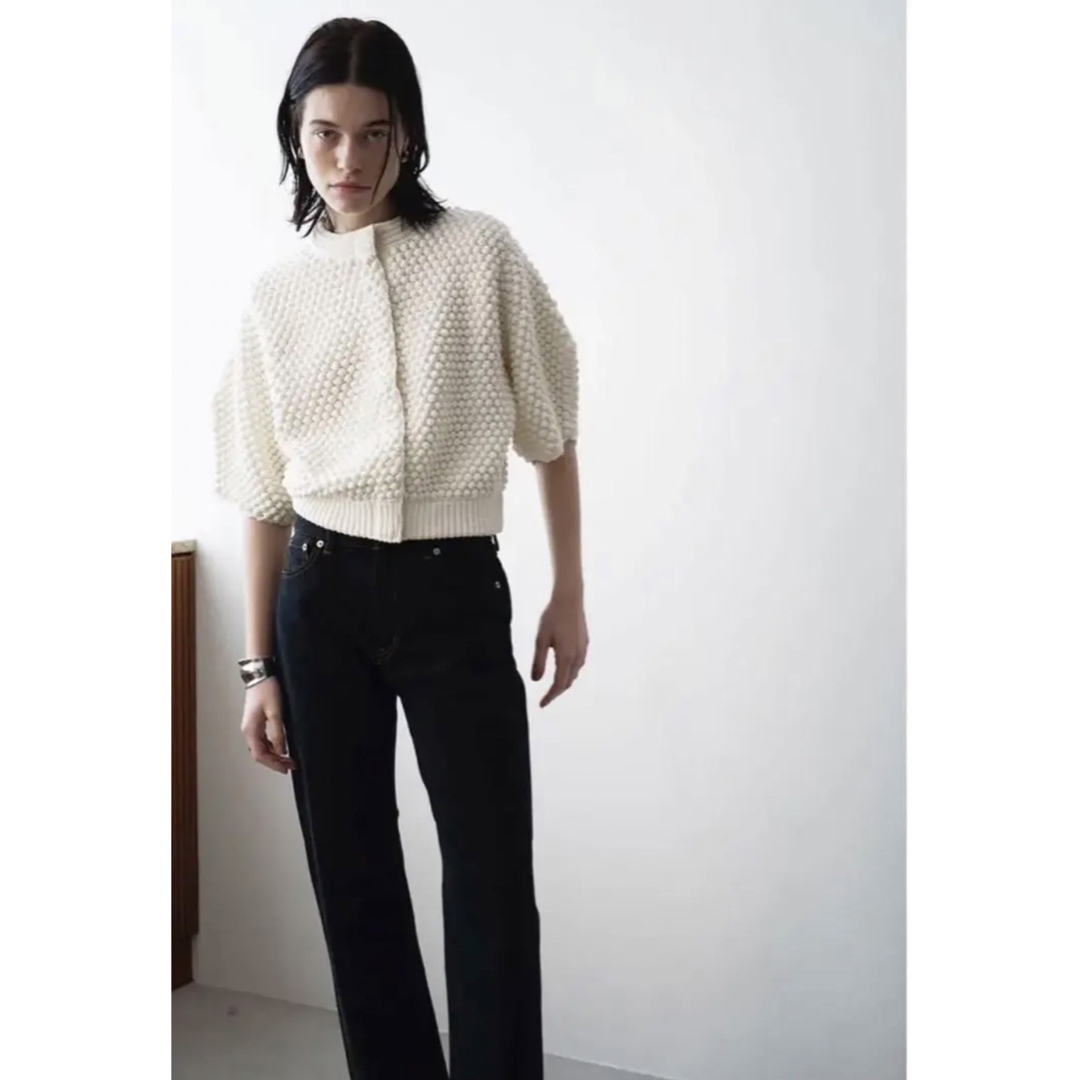 CLANE - CLANE 3D DOT HALF SLEEVE KNIT CARDIGANの通販 by suzu's