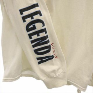 レジェンダ バックプリント エヴァンゲリオン 長袖 Tシャツ F ホワイト