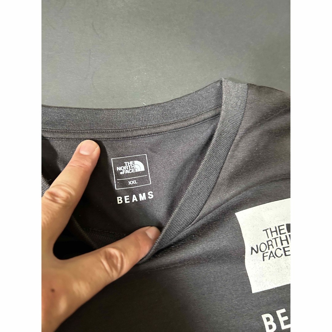 希少　THE NORTH FACE×BEAMS別注　ロンT　ブラック　XXL