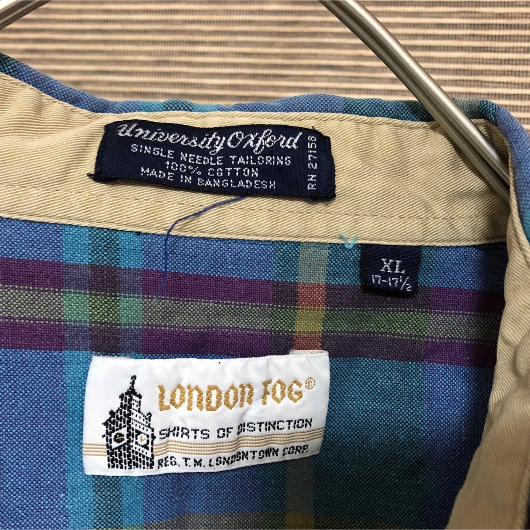 LONDONFOG(ロンドンフォグ)の【ロンドンフォグ】長袖シャツ　ワークシャツ　カーキー　紫　激レア　XL25 メンズのトップス(シャツ)の商品写真