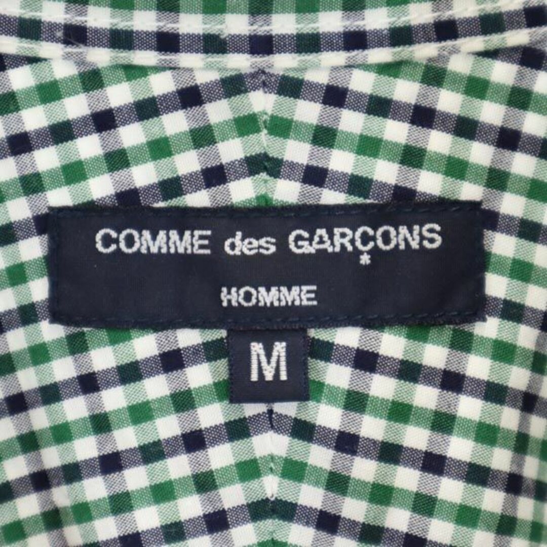 COMME des GARCONS HOMME - コムデギャルソンオム 日本製 チェック柄