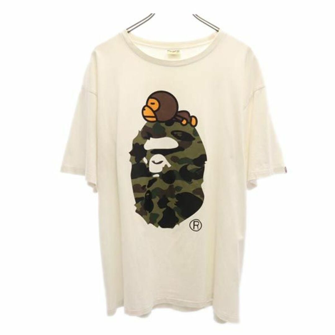 A BATHING APE - アベイシングエイプ プリント 半袖 Tシャツ 2XL