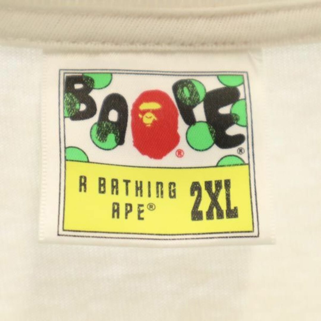 即発送可!! 希少サイズ 2XL Tシャツ ★BAPE × adidas SSL