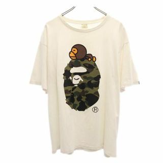 BAPE Tシャツ 2XL サイズ レッド ヒューストン NBA コラボ