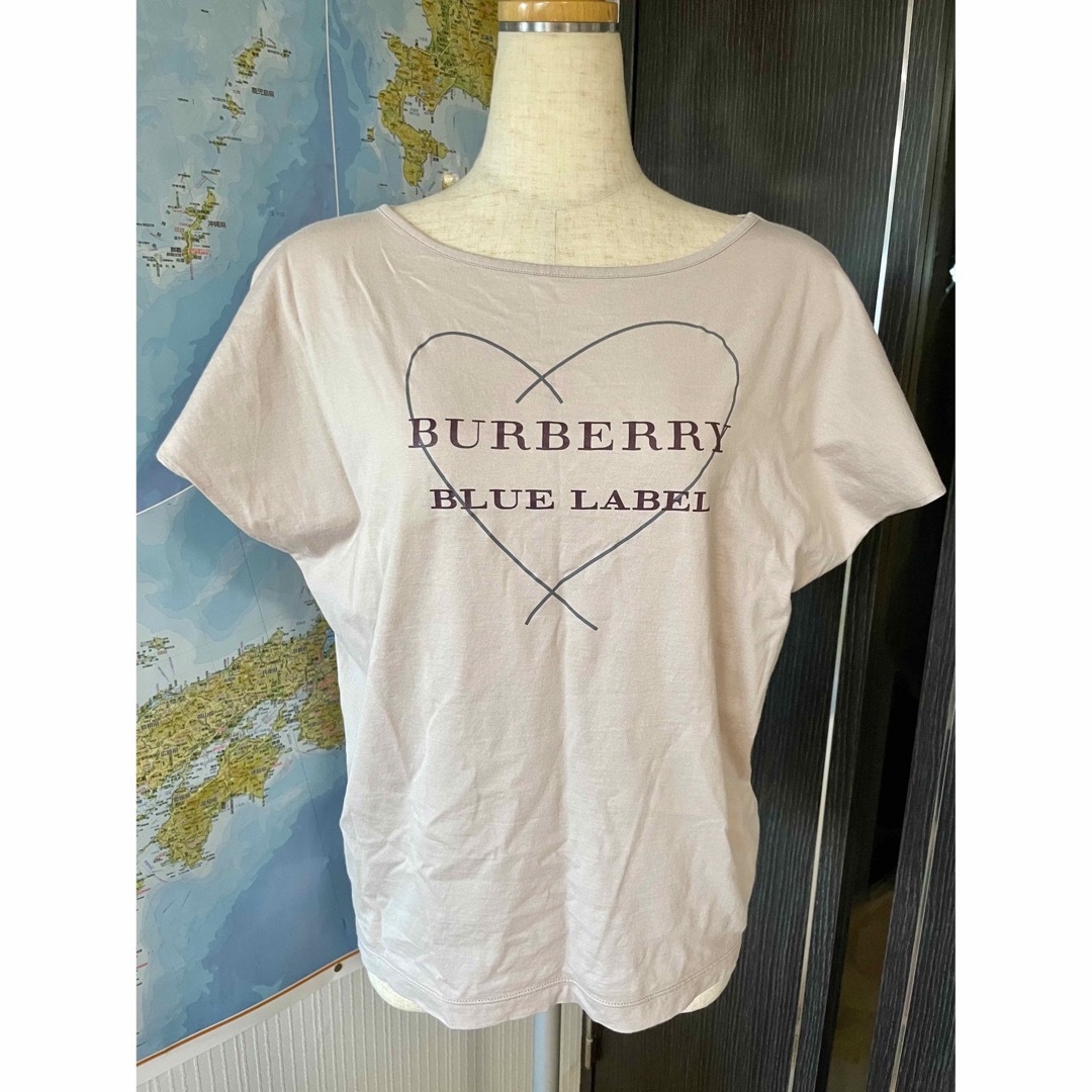 BURBERRY BLUE LABEL(バーバリーブルーレーベル)のバーバリーブルーレーベル　38  綿100%  美品 レディースのトップス(カットソー(半袖/袖なし))の商品写真