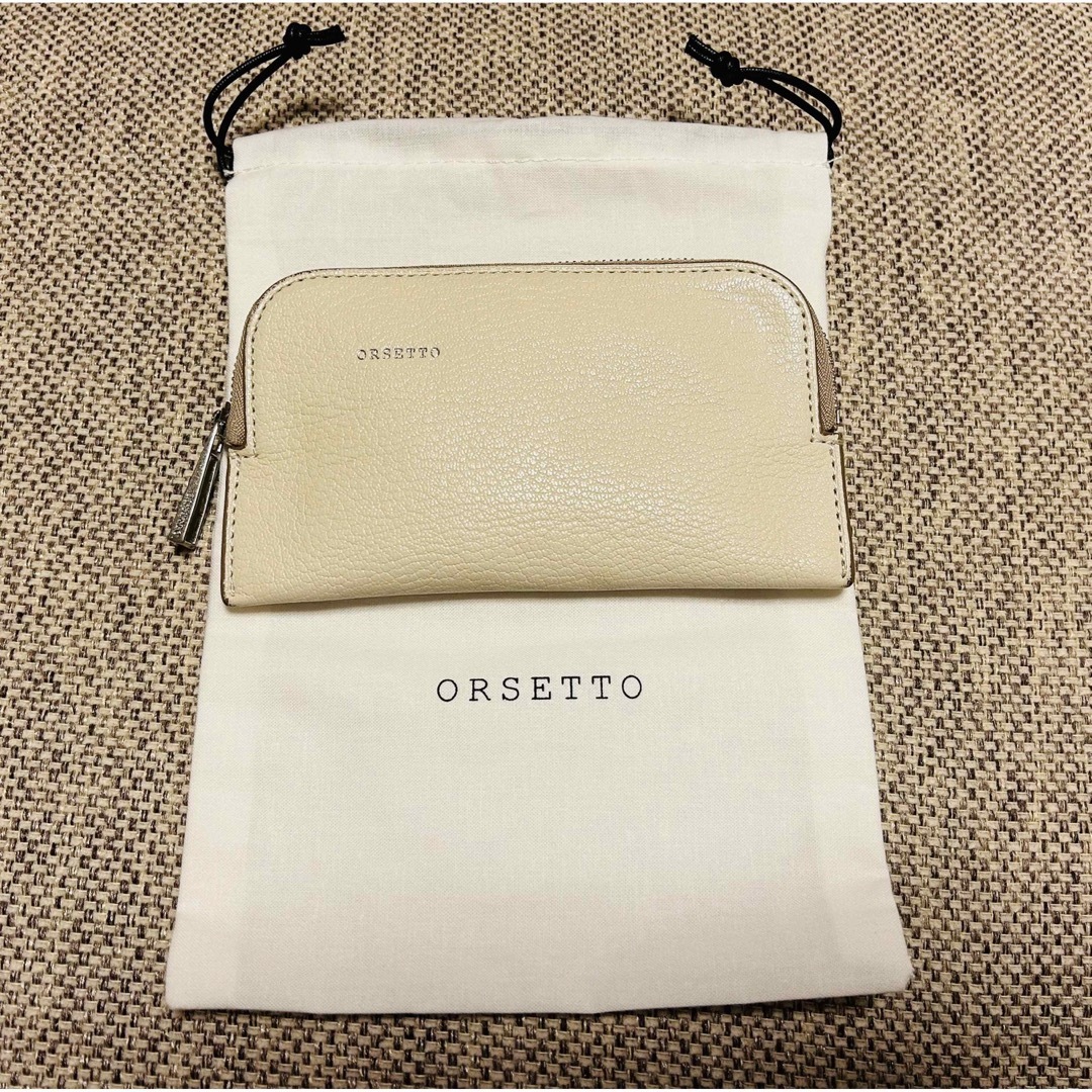 ORSETTO(オルセット)のオルセット　フラグメントケース　オフホワイト レディースのファッション小物(財布)の商品写真