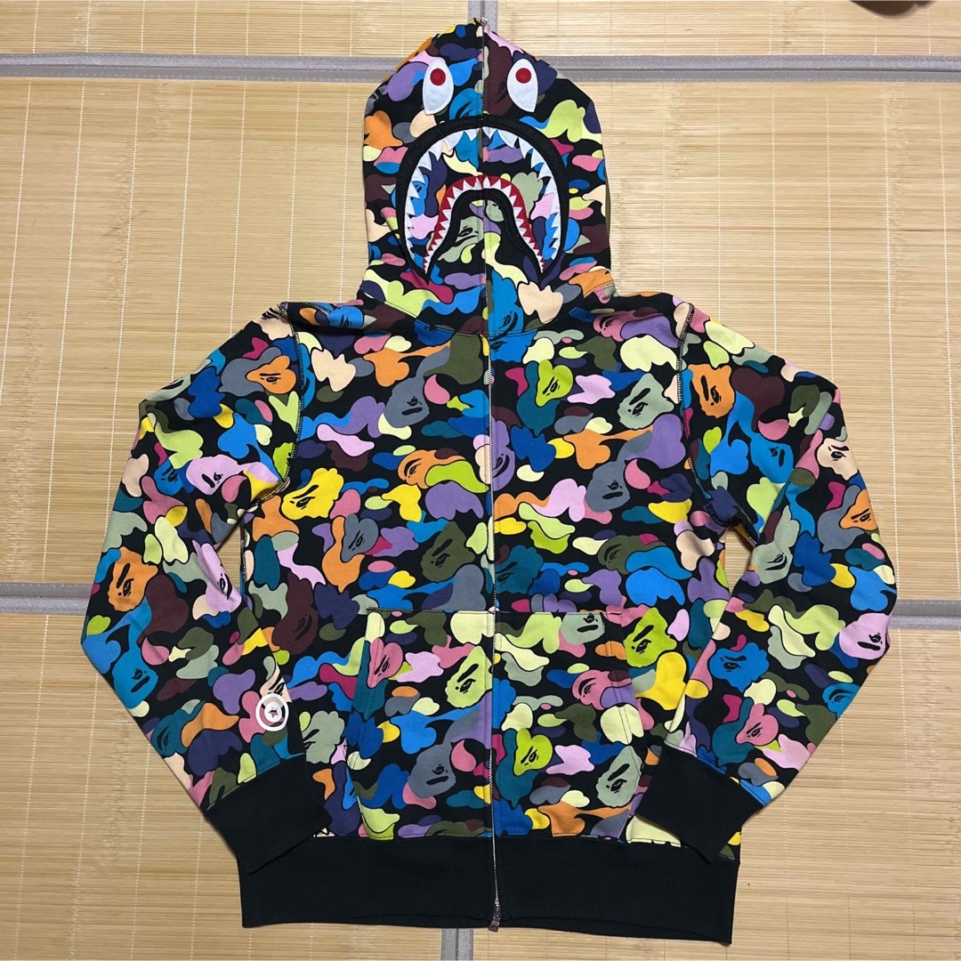 a bathing ape bape シャークパーカー ジップパーカー