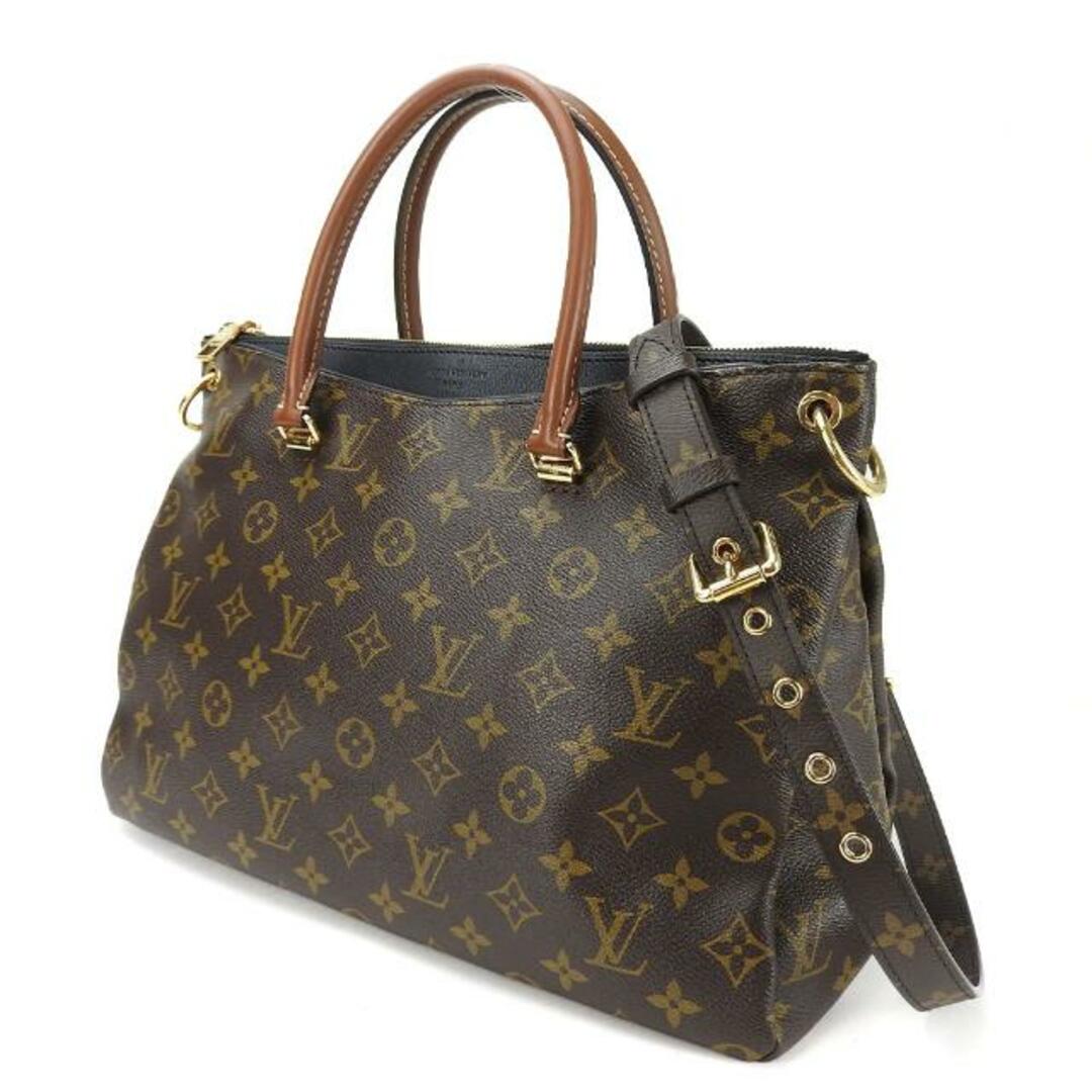 【中古】 ルイヴィトン 2WAY トートバッグ ショルダーバッグ 肩掛け パラス M41064 モノグラム ノワール レザー 革 LV 普段使い  レディース 女性 LOUIS VUITTON tote bag monogram 22901