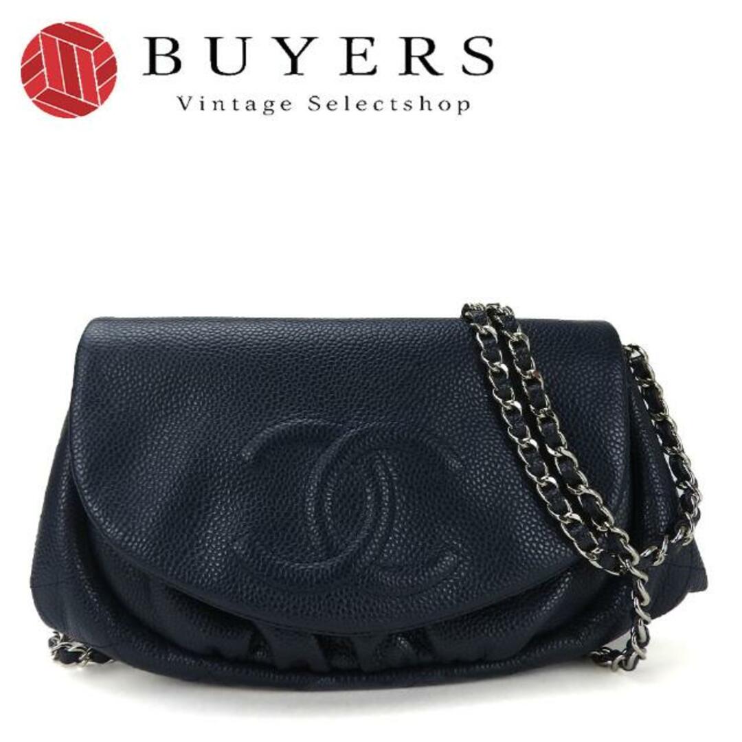 CHANEL ハーフムーン チェーンウォレット ココマーク ショルダーバッグ