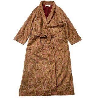 エトロ(ETRO)のETRO ペイズリー柄 ガウンコート(ダウンコート)