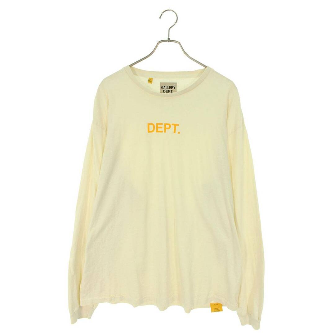 Tシャツ/カットソー(七分/長袖)ギャラリーデプト GALLERY DEPT  23SS  DT1171 CREAM ロゴプリントカットソー メンズ XL