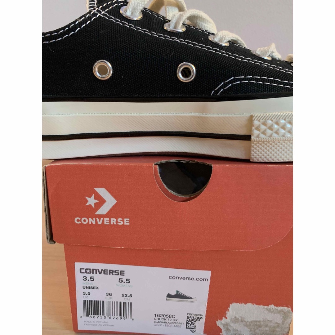 22.5㎝ CONVERSE CT70 チャックテイラー コンバース ブラック