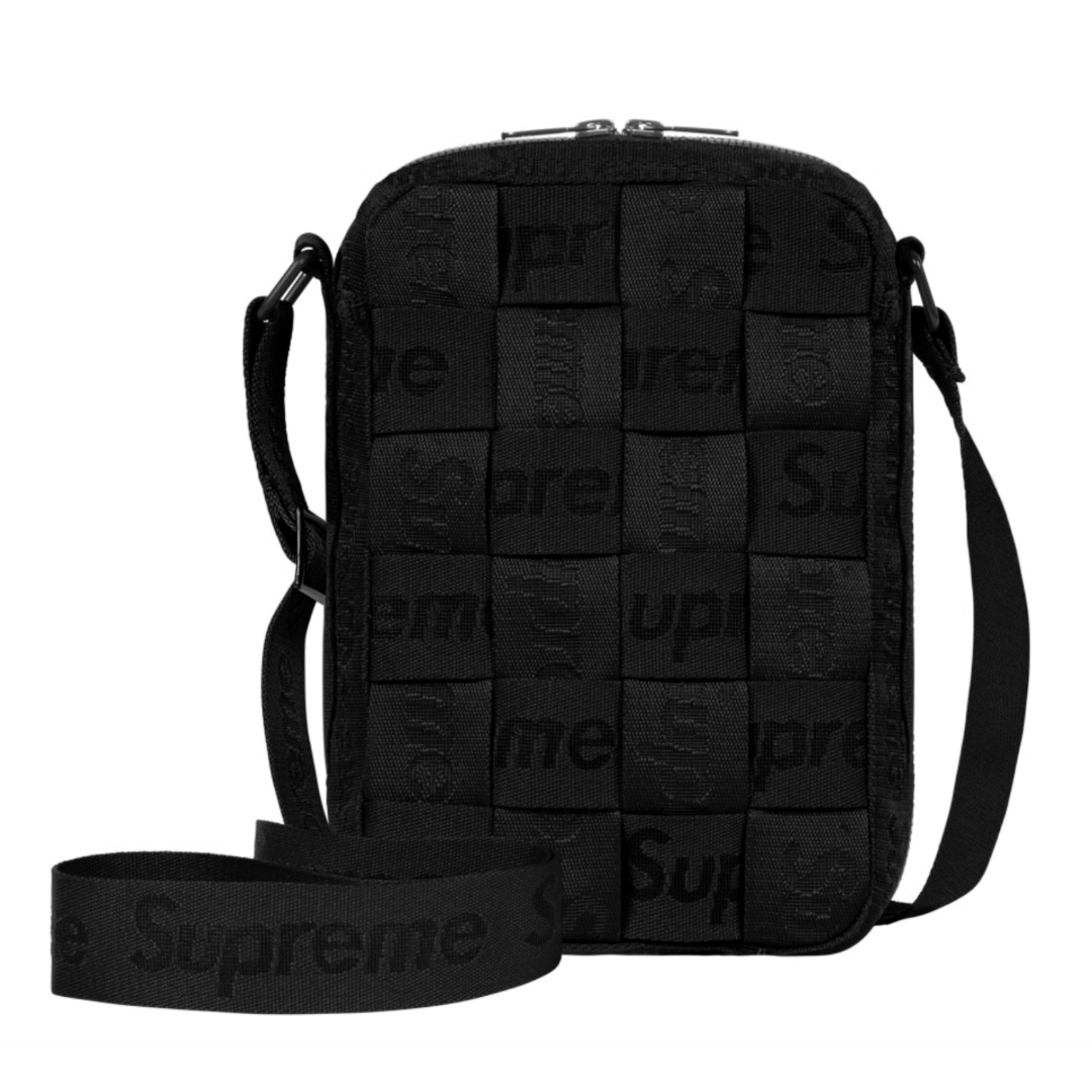 Supreme Woven Shoulder Bag Black