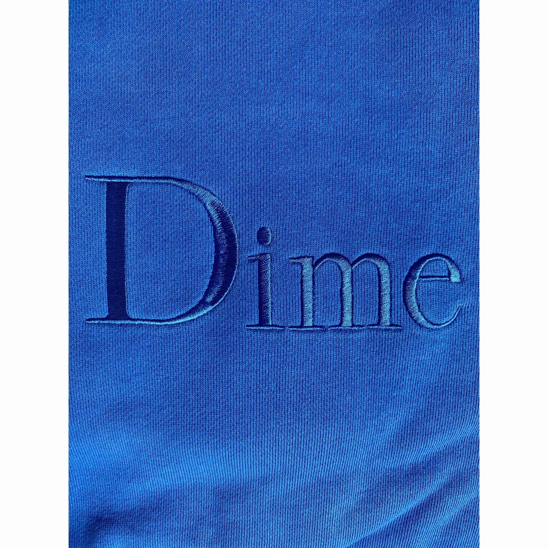 Dime パーカー フーディー XLサイズ 青