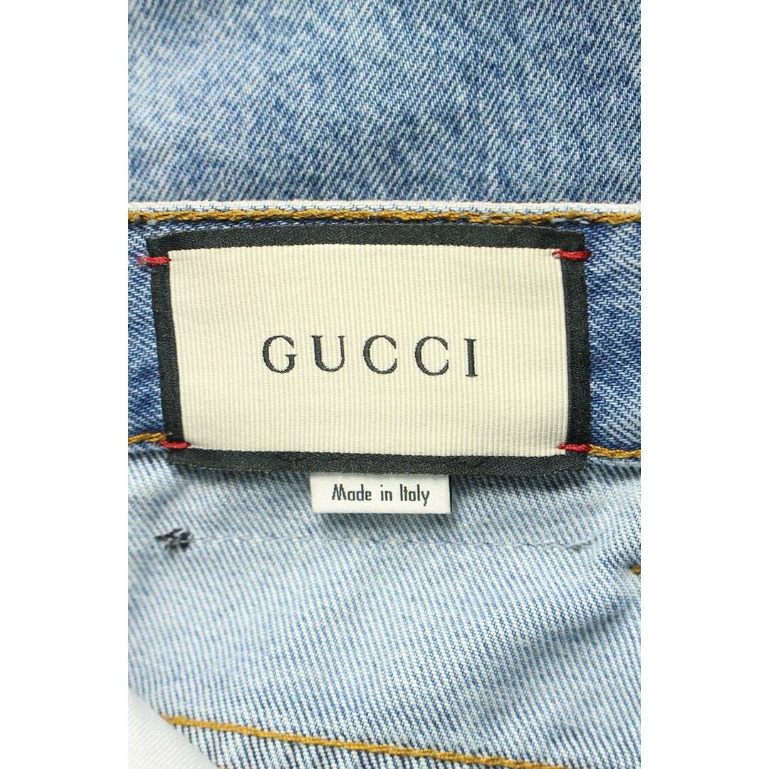 Gucci - グッチ 623953 XDBFM ダメージ加工ブリーチドリップド