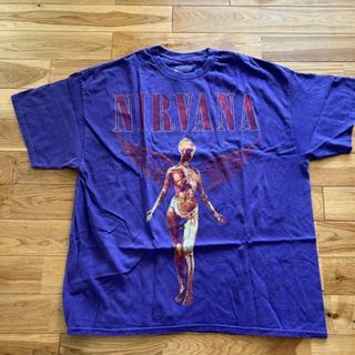 アーバンアウトフィッターズ(Urban Outfitters)のNIRVANA オーバーサイズ ニルヴァーナ バンドTシャツ 海外限定(Tシャツ/カットソー(半袖/袖なし))