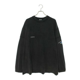 ヴェトモン(VETEMENTS)のヴェトモン  23AW  UE54LS140B インサイドアウトシャークロゴプリントカットソー メンズ M(Tシャツ/カットソー(七分/長袖))