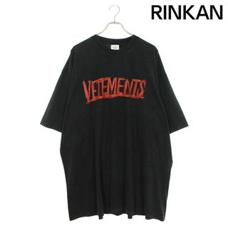 ヴェトモン(VETEMENTS)のヴェトモン  23AW  UE54TR430B ワールドツアーロゴプリントTシャツ メンズ M(Tシャツ/カットソー(半袖/袖なし))