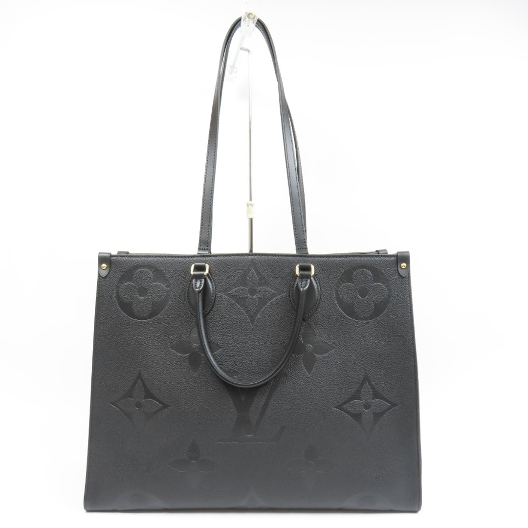 極美品 LOUIS VUITTON ルイヴィトン オンザゴーGM 現行 2WAY ショルダーバッグ  アンプラント M44925 ハンドバッグ レザー ノワール