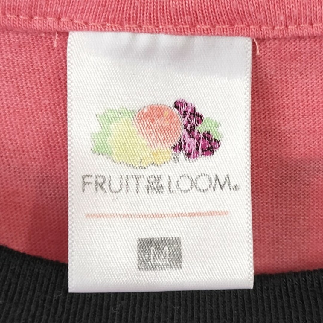 【FRUIT OF THE LOOM】リンガー 両面+アームプリント Tシャツ