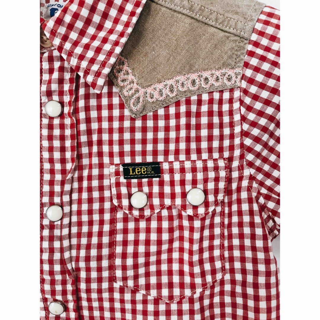 Lee ♡美品♡ Lee 赤チェックシャツ サイズ:120の通販 by ichigo's shop｜リーならラクマ