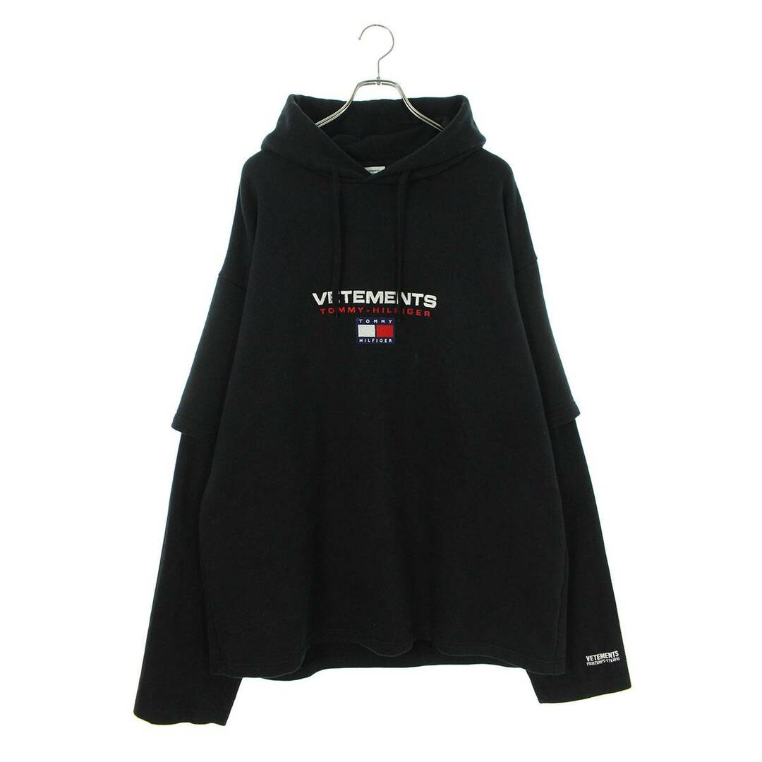 VETEMENTS×TOMMY HILFIGER プルオーバーパーカー-