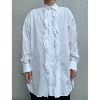 ヨウジヤマモト(Yohji Yamamoto)のyohji yamamoto ヨウジヤマモト フリルブラウスシャツ(シャツ)