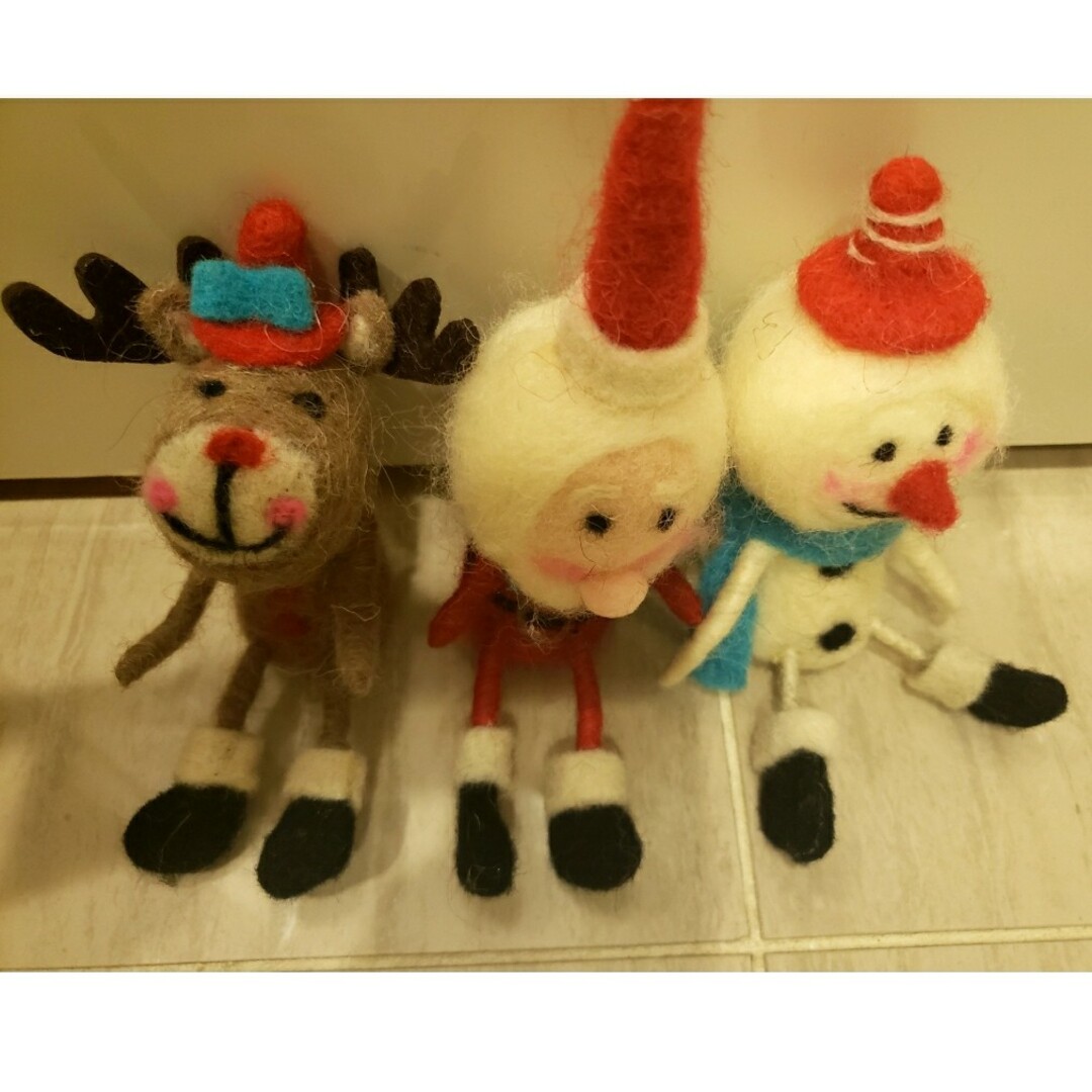 ニトリ(ニトリ)のクリスマスのお人形セット エンタメ/ホビーのおもちゃ/ぬいぐるみ(キャラクターグッズ)の商品写真