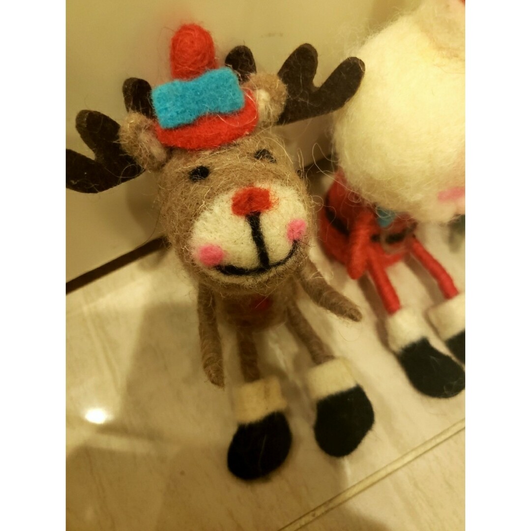 ニトリ(ニトリ)のクリスマスのお人形セット エンタメ/ホビーのおもちゃ/ぬいぐるみ(キャラクターグッズ)の商品写真