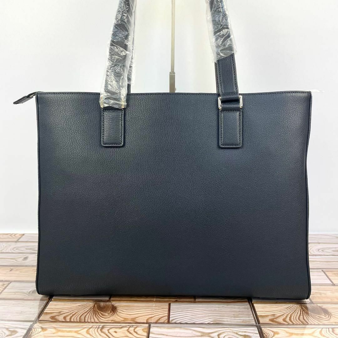 ほぼ新品未使用】ポールスミス レザートートバッグ カラー:ネイビー