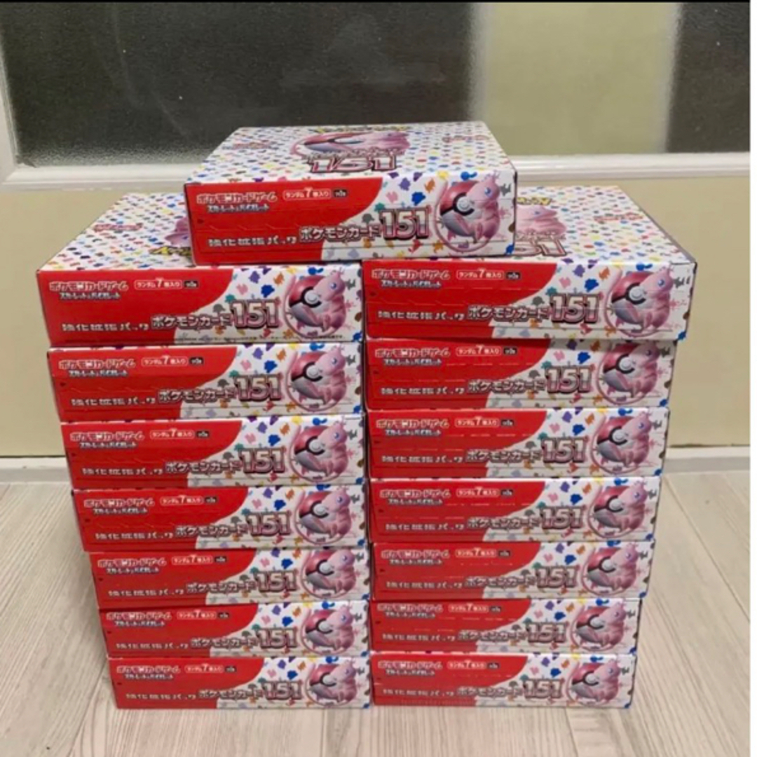 ポケモンカードゲーム 151 新品未開封 15BOX シュリンクなしの通販 by ... ポケモンカードゲーム 151 新品未開封 15BOX シュリンクなし