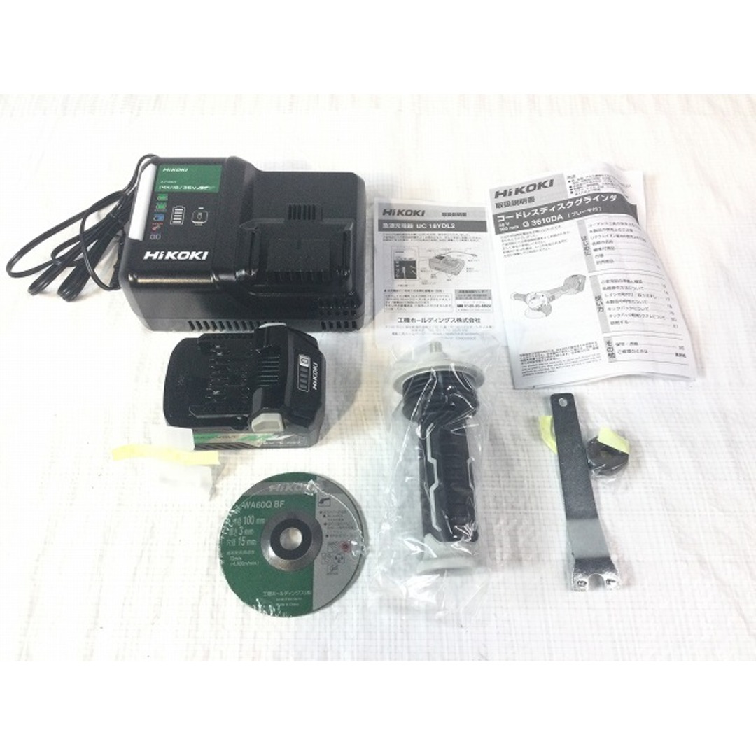 ☆未使用品☆HiKOKI ハイコーキ 36V 100mm コードレスディスク ☆未使用品☆HiKOKI ハイコーキ 36V 100mm コードレスディスク