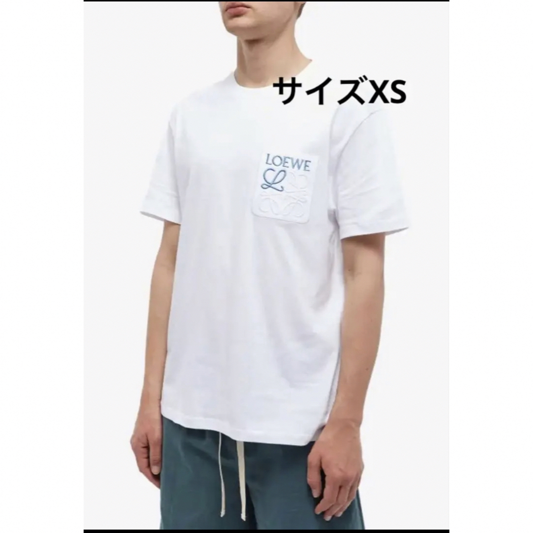 ロエベXS Tシャツ　ホワイト