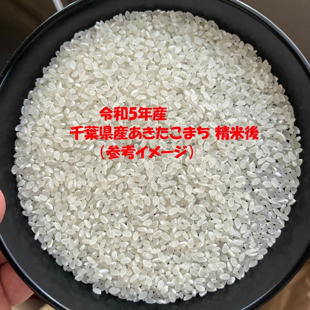 食品令和5年産 新米 千葉県産あきたこまち 検査1等米 玄米20kg(精米