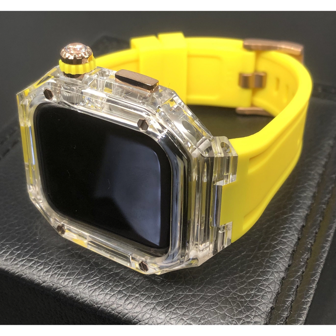 CWS★アップルウォッチ　ラバーベルト カバー　Apple Watchバンド