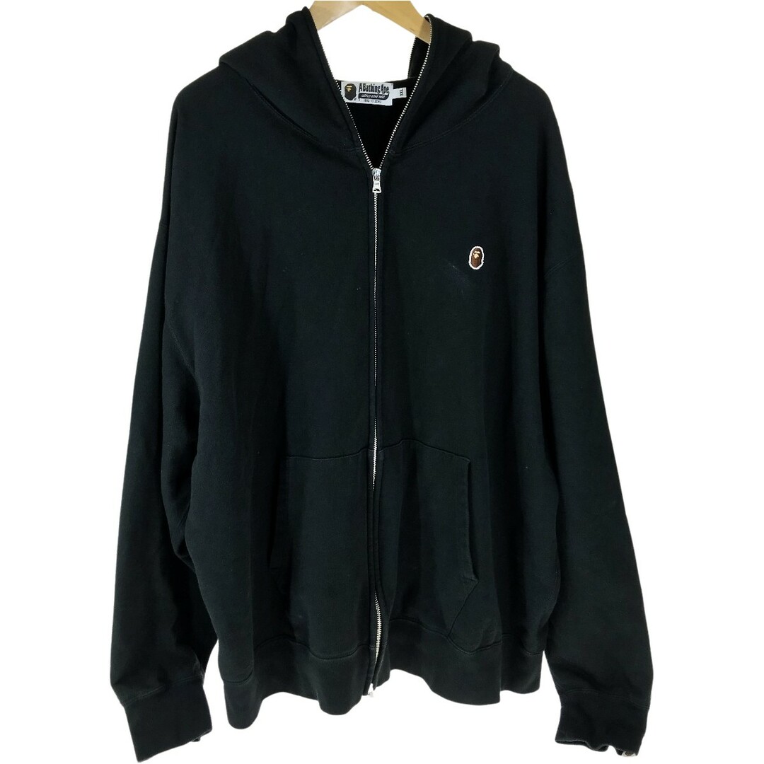 ##A BATHING APE アベイシングエイプ ジップパーカー 001ZPH701004M ブラック