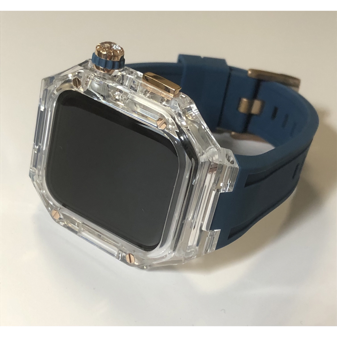 cn☆アップルウォッチ ラバーベルト カバー Apple Watchバンド-