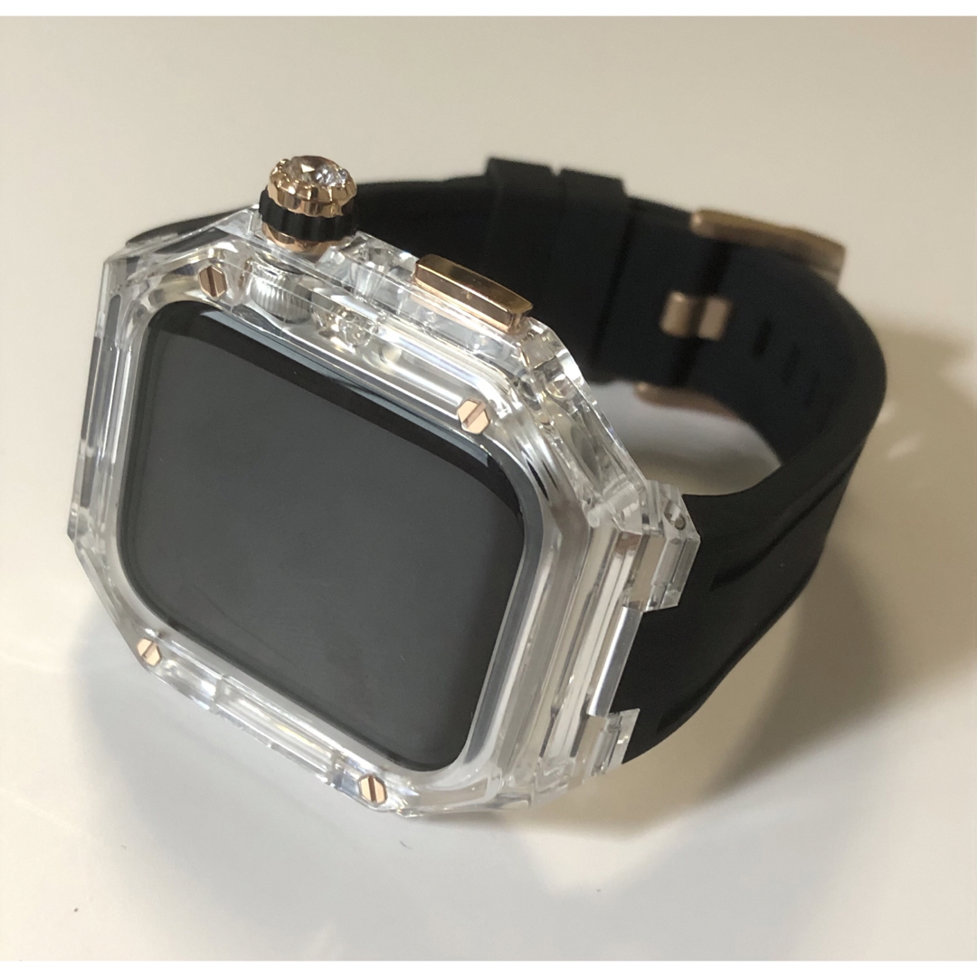 CBNR★アップルウォッチ　ラバーベルト カバー　Apple Watchバンド