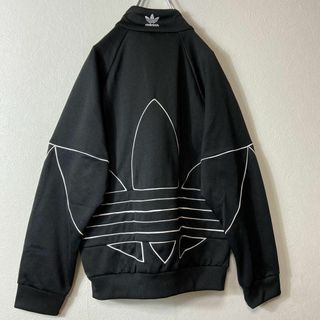 adidas - 【人気トラックジャケット】adidasビッグ刺繍ロゴ古着 ...