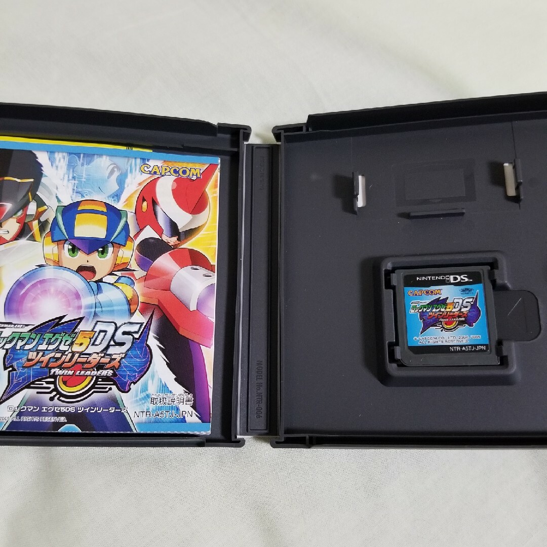 ニンテンドーDS(ニンテンドーDS)のロックマン エグゼ5DS ツインリーダーズ DS エンタメ/ホビーのゲームソフト/ゲーム機本体(携帯用ゲームソフト)の商品写真