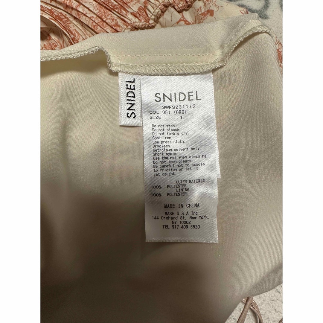 snidel プリーツスカート