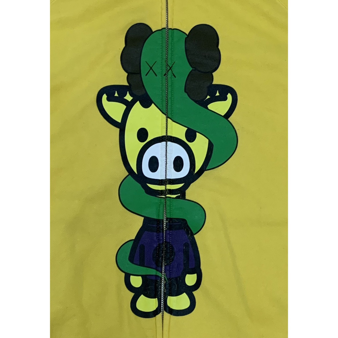 美品 A BATHING APE BAPE ベイプ 大猿 ジップパーカー M - パーカー