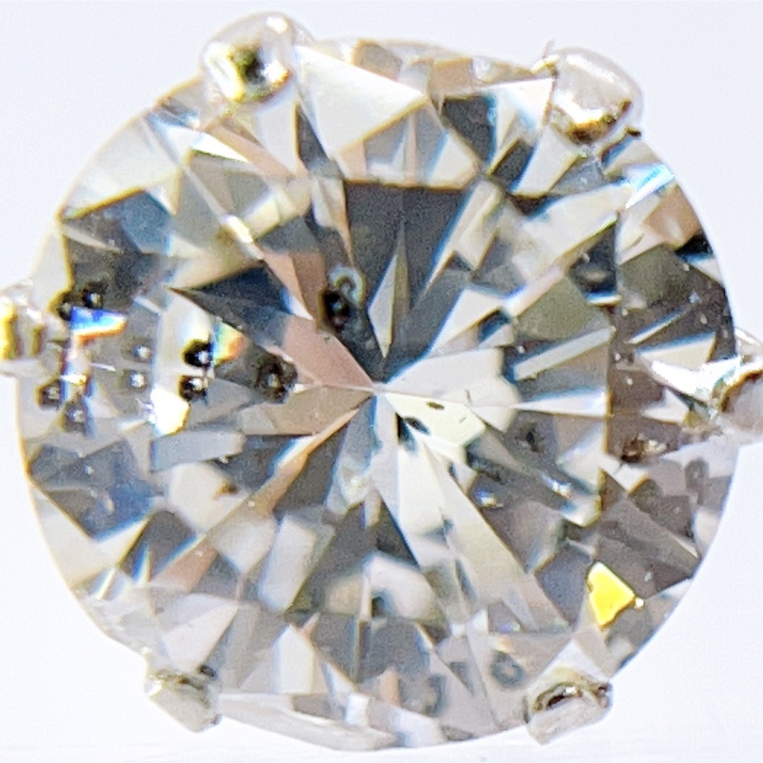 新品total 0.9ct  天然ダイヤモンド  pt900 6本爪 ピアス