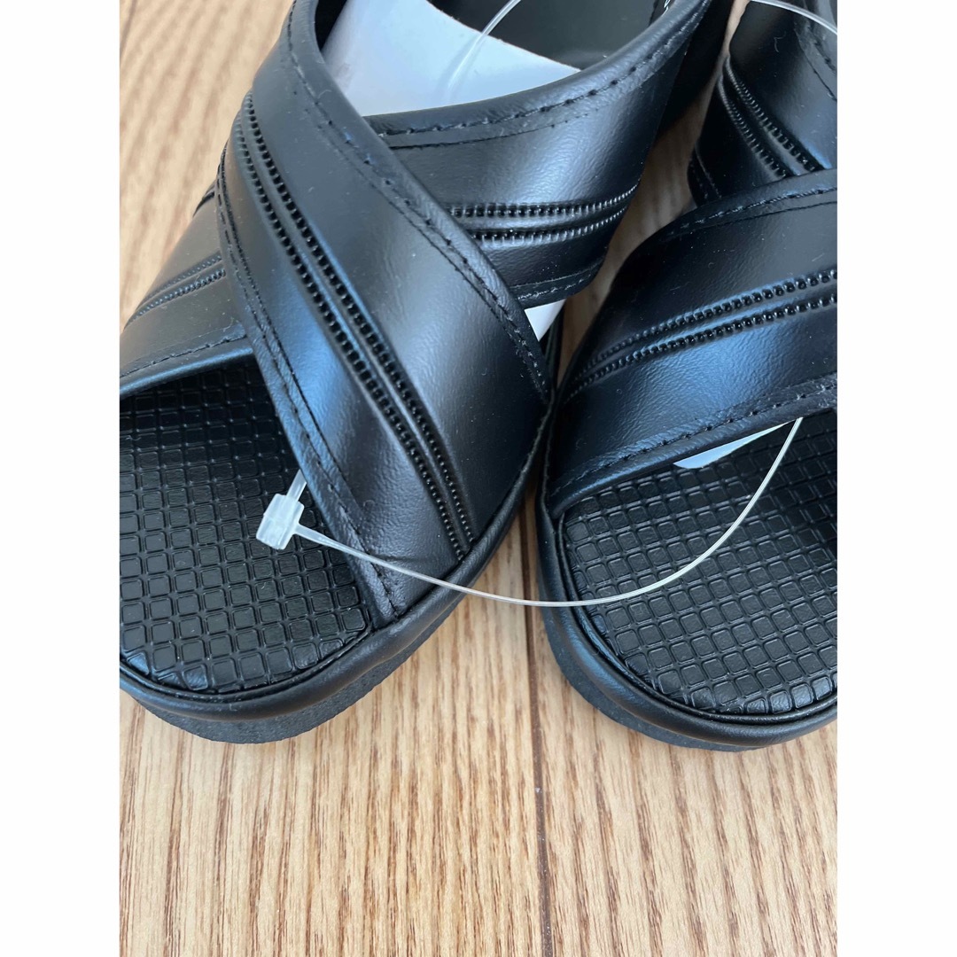 新品　オフィスシューズ　ナースシューズ　ナースサンダル　Sサイズ　黒 レディースの靴/シューズ(サンダル)の商品写真