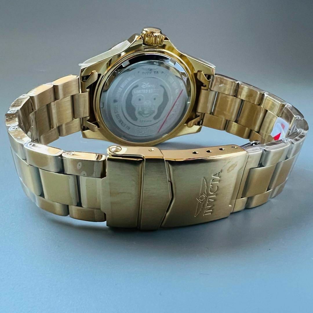 INVICTA(インビクタ)の限定品 インビクタ 腕時計 新品ディズニー ミッキー メンズ グリーン ゴールド メンズの時計(腕時計(アナログ))の商品写真