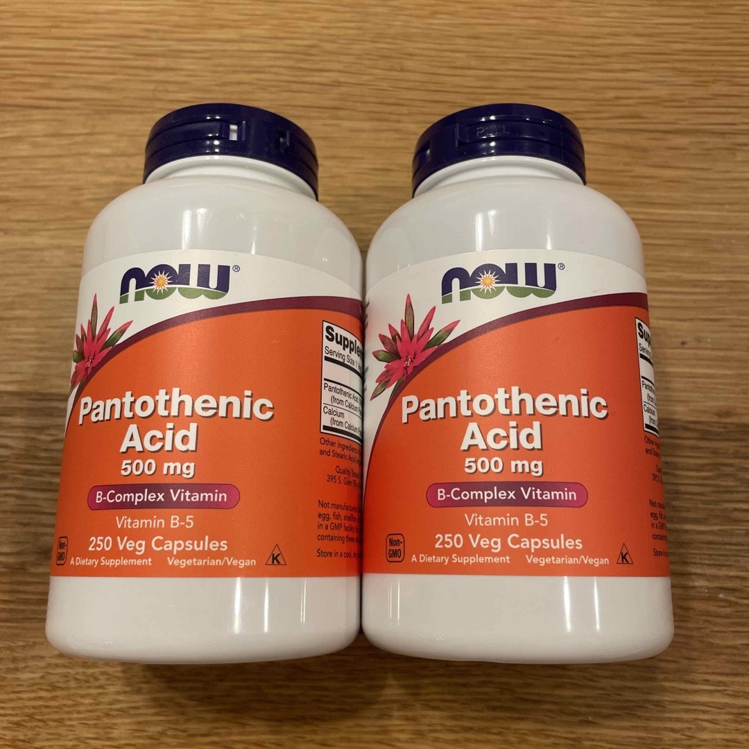 Now Foods(ナウフーズ)のパントテン酸2セット 食品/飲料/酒の健康食品(ビタミン)の商品写真