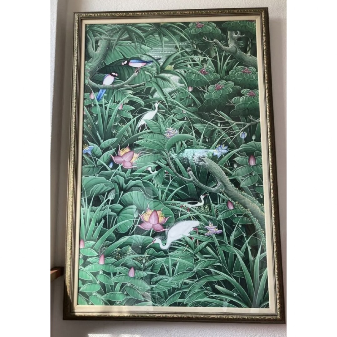 バリ 絵画 2枚 バリ 絵画 2枚